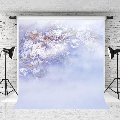 VinylBDS 5x7ft Princess photography backdrop Floral Painting Background Photo Studio Newborn Baby Child Photophone Photocall