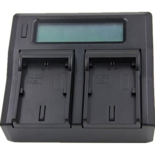 LCD Dual Battery Charger BP-U60 90 For Sony PMW-EX280 EX260 EX1 EX160 F3 FX3 FS7