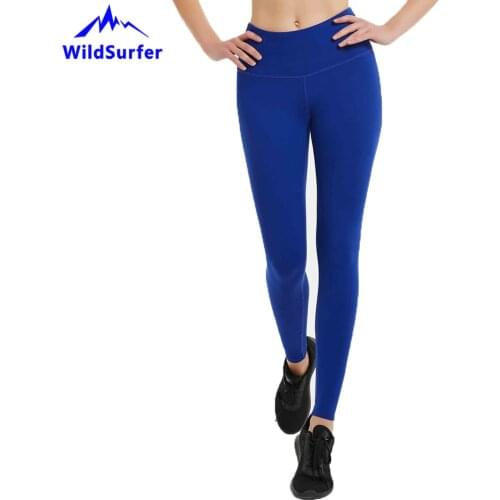 WildSurfer Women Solid Sport Leggings High Waist Yoga Pants Women Push Up Gym Yoga Leggings Mallas Mujer Deportivas Fitness SP85