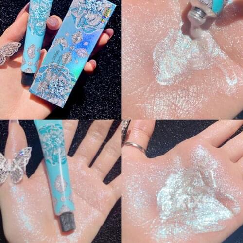 100g Liquid Highlighter Makeup Shimmer Kit For Face Body Glow Contouring Powder Brightening Highlighter Makeup Liquid Cosmetic