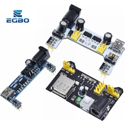 1PCS Breadboard Power Supply Module /mb102 white Breadboard Dedicated Power Module 2-way 3.3V 5V MB-102 Solderless Bread Board