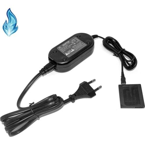 10Sets DMW-DCC10 DC Coupler and DMW-AC5 / AC5PP AC Power Adapter for Panasonic Lumix Cameras DMC S1 S2 S3 S5 SZ7 FH2 FH FH4 FH5