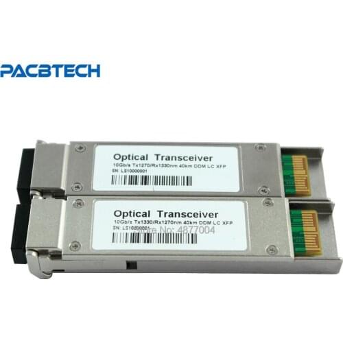 40KM 10G DWDM XFP Transcevier 10G 40KM C-Band 1563.86~1528.77nm DWDM XFP Transceiver with DDM