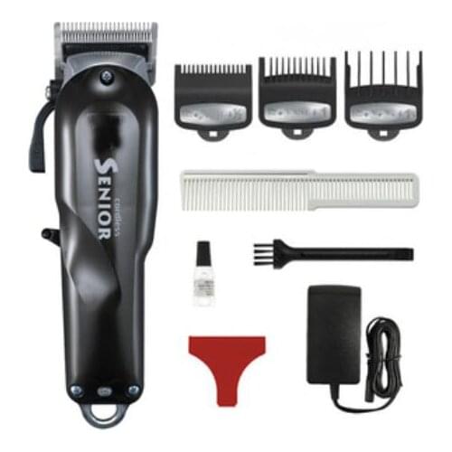 6 Set Candless 5 Star Cordless Senior Professional Hair Clipper - 8504 Senior barbers Hair Clipper 110V-240V