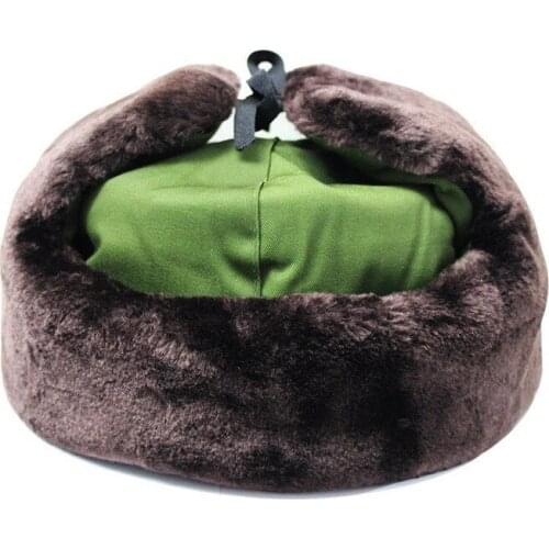 Army Fan Training Hiking Tactical Military Hat Winter Outdoor Hunting Climbing Sports Riding Windproof Thicken Warm Lei Feng Cap