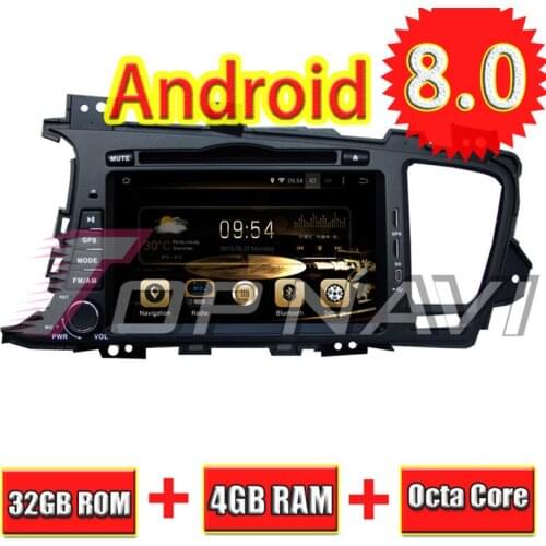 TOPNAVI 8'' Octa Core Android 8.0 Car DVD Player for KIA K5 /OPTIMA 2011- /Magentis Multimedia Autoradio GPS Navigation Video