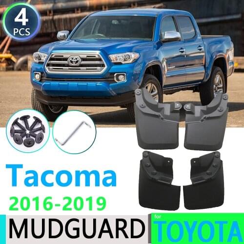 For Toyota Tacoma N300 2016~2019 2017 2018 Mudguard Mud Flaps Guard Splash Flap Mudguards Car Accessories