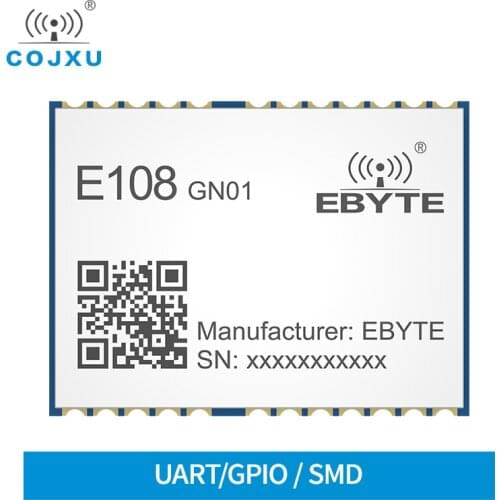 GPS NMEA018 GNSS Positioning Low-cost E108-GN01 Multi-mode High-performance Wireless Transceiver Transmitter Receiver Half hole