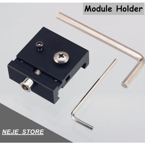 Laser Module Holder Fast Slide Slot Laser Head Clamps for 30W, 20W,7W,3500mW for DIY Carving