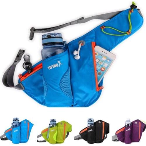 Mounchain Unisex 10L Sports Bag Running Mobile Phone waist Bag nylon Outdoor Cycling Waterproof Kettle Running Bag no bottle