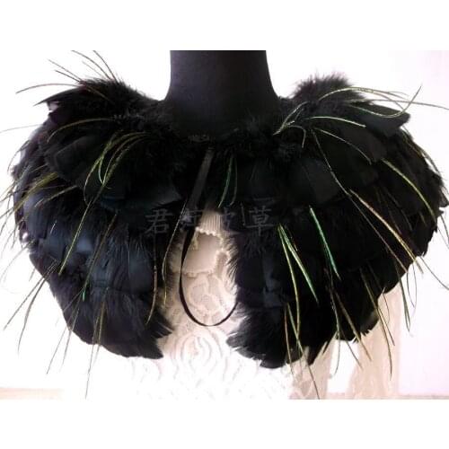 Womens Feather Fur Bridal Bridesmaid Wedding Cape Wrap Pashmina Scarf Shawl for Evening Fancy Dress Party