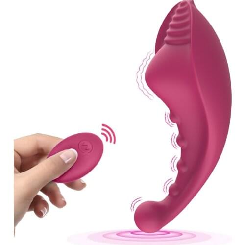 Wearable Strapon Vibrator 10 Speed Vibration Panties Wireless Remote Control Vibrating Egg Clitoral Stimulation Adult Sex Toys