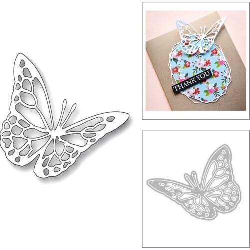 2020 New Beautiful Animal Insect Butterfly Wing Embossing Metal Cutting Dies For DIY Scrapbooking Greeting Card Making No Stamps