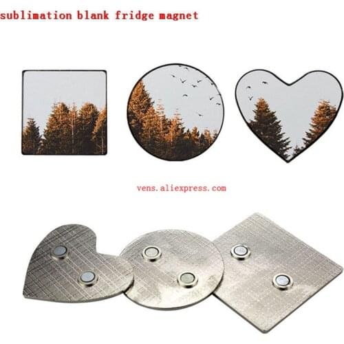 New arrival sublimation blank metal Bottle opener consumables with magnet hot transfer printing custom diy consumables 10pcs/lot