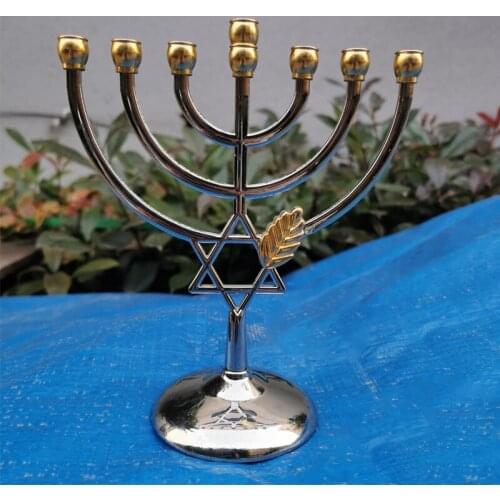 Seven Head Gold Lamp Stand Table Decorations Home Candle Stand Ornaments Candle Holders Candle Holder Candlestick Candle Lantern