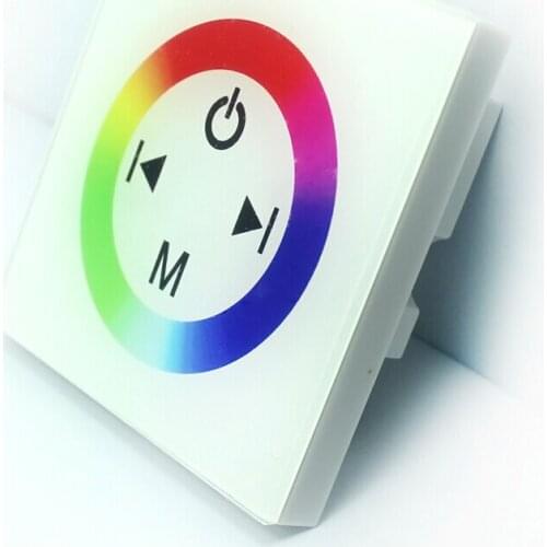 Full color RGB Touch Panel LED Controller Dimmer; DC12-24V input; output: 4A*3channnel; output power:12V