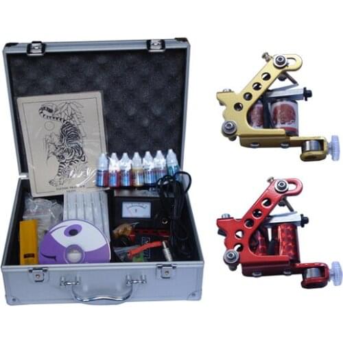 Professional tattoo kit machine for permanent makeup supply tattoo kit with free shipping