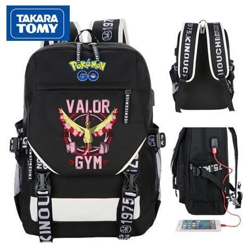 TAKARA TOMY Pokemon Schoolbag Pikachu Genggui Leiqiu Anime Men and Women Primary and Secondary School Students Backpack
