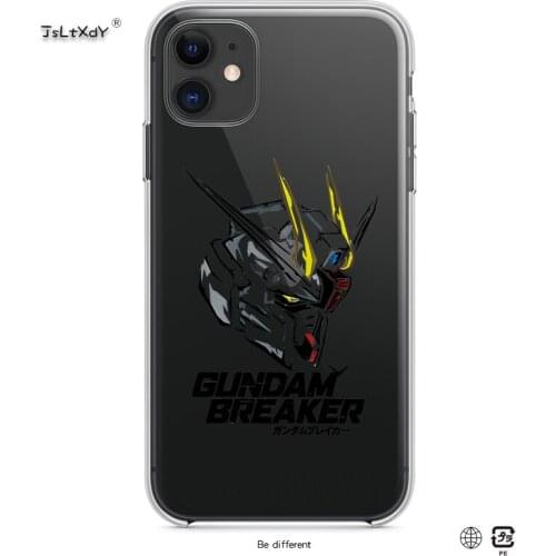 Japan Anime GUNDAM cartoon Case For iPhone 12 Pro Max 11Pro SE 2020 6 6s 7 8 Plus XR X XS Max Silicone Cover Coque Shell