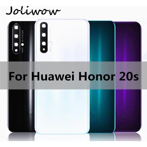 6.26" For Huawei Honor 20s Back Battery Cover Glass Housing Door Case With Camera Lens for Huawei Honor 20S Battery Cover