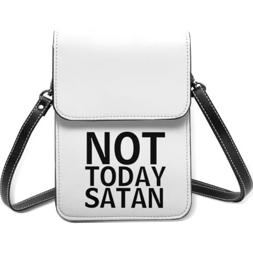 Satan Shoulder Bag Funny Leather Streetwear Mobile Phone Bag Woman Gift Bags