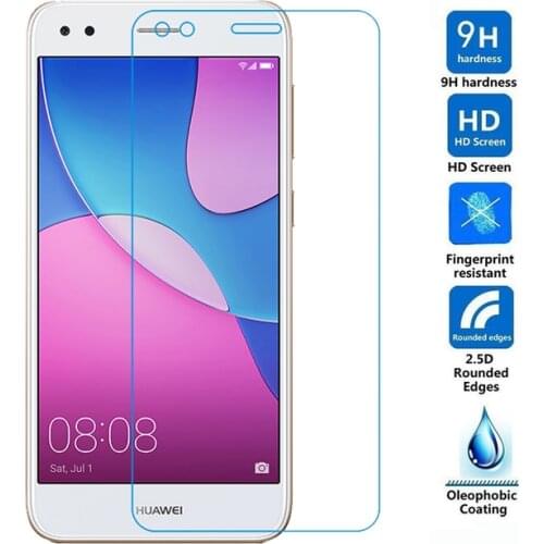 For Huawei P9 Lite Mini Tempered Glass 9H Protective Film Explosion-proof LCD Screen Protector For Huawei P9 Lite Mini