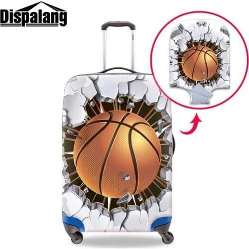 Dislapang 3D Custom Picture Logo Word on Luggage Protective Cover Apply to Trolley Trendy Suitcase Stylish Nice Gift for Women
