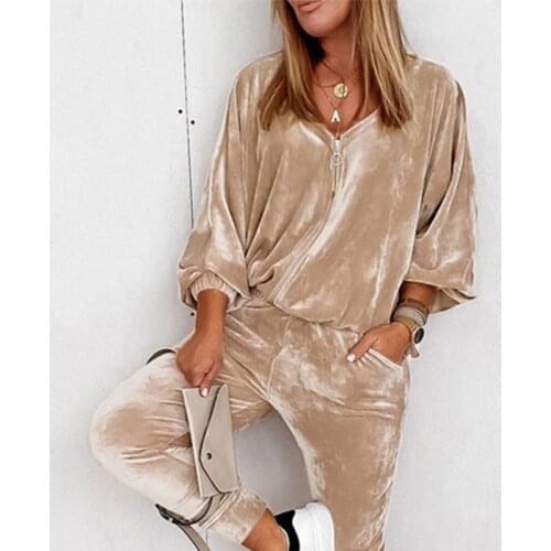 Sexy V Neck Shirt Tops And Split Wide Leg Pant Set Fashion Casual Women Two Piece Set Elegant Solid Lady Suit Outfits Streetwear