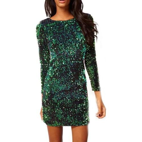 Women Summer Dress 2021 Europe America Short Vestido New Sequins Pencil Slim Mini Dresses Vestidos LBD9826