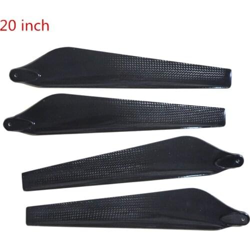 1pair 20" 29" 30" Folding Carbon Fiber Propeller Prop T-motor Style Quadcopter Propeller CW/CCW For UAV RC Drone multicopter