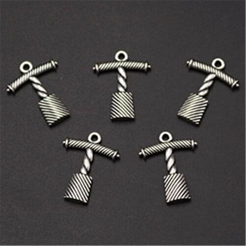 10pcs Silver Color Retro Telephone Charm Alloy Pendants Necklace Bracelet DIY Handmade Metal Jewelry Findings A1121