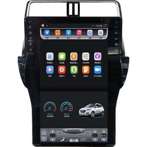 2018 new Prado 2700 16 inch Vertical touch Screen Android Car GPS Navigation with multimedia Video Bluetooth Wifi