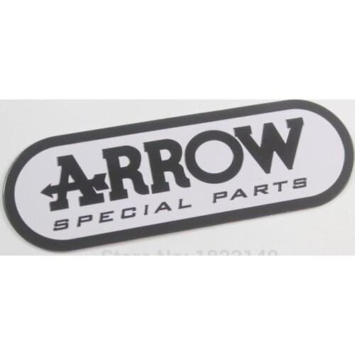 3D Aluminum Heat-resistant Aluminium Motorcycle Exhaust Pipes Decal Sticker For Scorpio Arrow Sticker