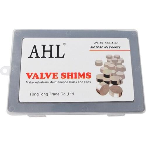 46pcs Motorcycle Adjustable 7.48mm Valve Shims Kit for Suzuki SV650SA SV650S SV650A RMZ250 RF900 RF600 GSX650F GSX-R750 GSX-R600