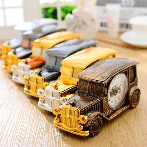 Alarm Clock Classic Car Shape Alarm Clock for Home Decor Bedroom Decoration for Kids Childrens 6colors choose