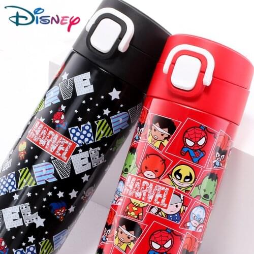 Disney Baby Feeding Cup Stainless Steel Milk Thermos For Children Insulated Hot Water Bottle leak-poof thermal Cup Christmas