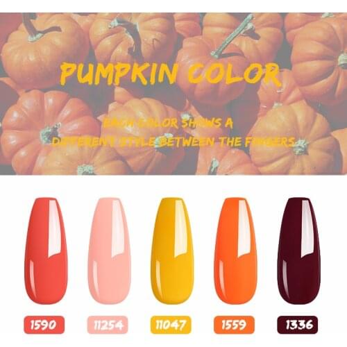 NAILCO Pumpkin Color Gel Varnish For manicure Soak Off UV LED Gel Nail Polish Hybrid Lacquer Nail Art New Arrival High Quality