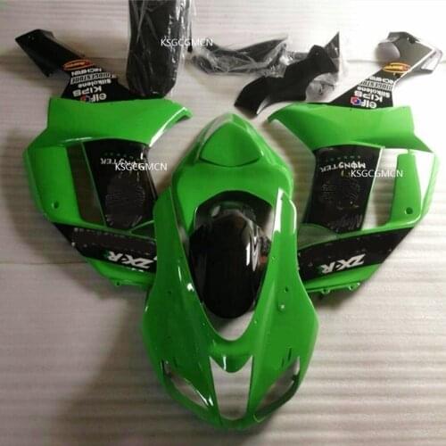 Motorcycles fairings kit for KAWASAKI Ninja ZX 6R 2007 2008 full ABS fairing kits ZX6R 07 08 green black bodywork parts