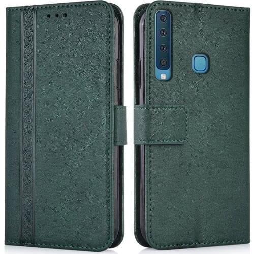 Wallet Leather Case for Samsung Galaxy A9 2018 A920 A920F SM-A920F Back Cover Phone Flip Case for Samsung Galaxy A9S A 9S Case