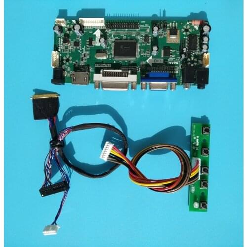 M.NT68676 DVI For B156XTT01.0 Panel 15.6" Controller board LCD monitor LED display kit 40pin Screen VGA DIY HDMI 1366X768