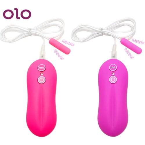 OLO G-Spot Massager Urethral Plug Vibrator Mini Bullet Vibrator Waterproof Vibrating Egg Remote Control Sex Toys for Women Men