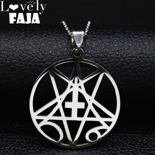 Morbid Angel Silver Color Stainless Steel Necklace Patch Merch Symbol Pin Sign Realms Winks Band Jewelry joyas N1159S03