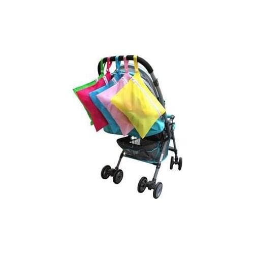 New Solid Baby Out Clothes Baby Diaper Bags Feeding Bottles Nappy Changing Bibs Hang Stroller Storage Bag