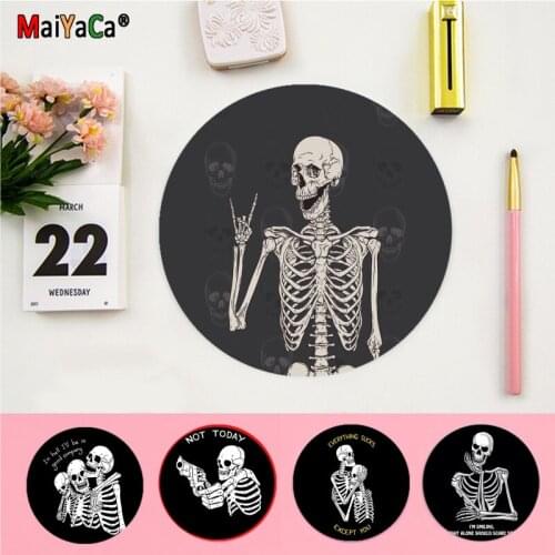 MaiYaCa Boy Gift Pad Halloween Skeleton Pattern Comfort Mouse Mat Gaming Mousepad Top Selling Wholesale Gaming Pad mouse
