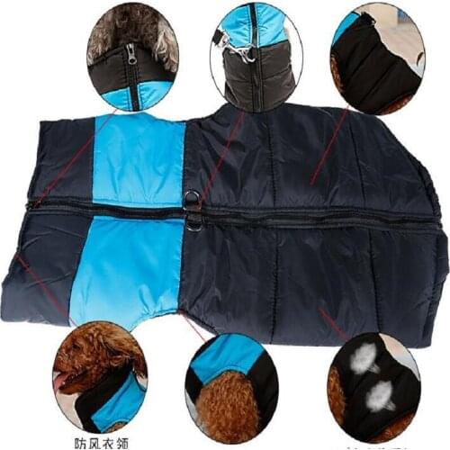 Christmas discount Waterproof nylon cloth pet clothes for medium and large dogs, warm winter dog clothes for dogs, dog vests