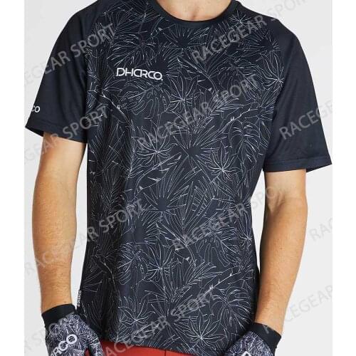 Dharco Mens Racing Downhill Cycling Jersey Mountain Bike Motorcycle Shirt Ciclismo Clothes for Male MTB Quick Drying Jersey