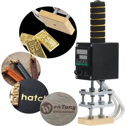 LY Handheld Hot Stamping Machine Cake Leather Wood Stamp Tool Branding Custom Embossed LOGO Embossing Machine