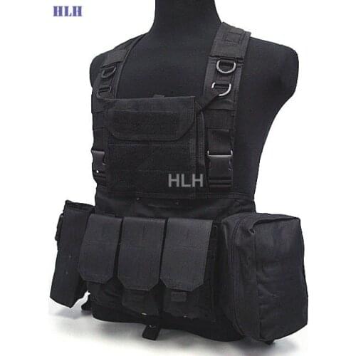 Molle Combat Tactical Vest Nylon Sleeveless Sports Hunting Airsoft Tactical Vest