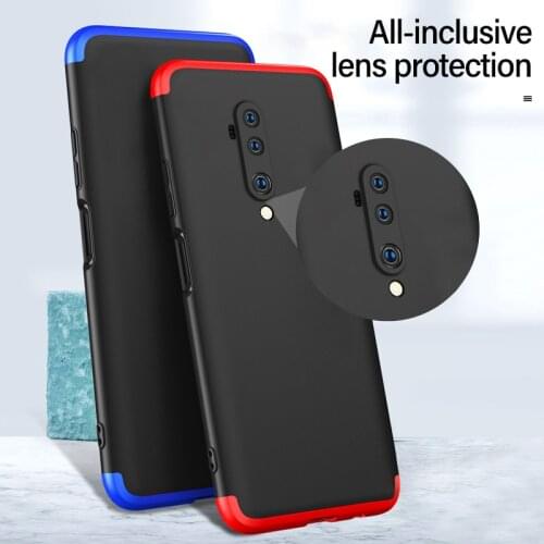 Ultra-thin Colorful Stitching Silicone Phone Case For Oneplus 7TPro 7T 7Pro 7 6 Camera Shockproof Protection Cover