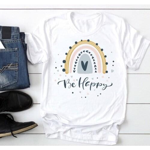 Women Cute Short Sleeve Trend Love New 90s Fashion Cartoon Summer Lady Print Tee Graphic T Top Female Tshirts Clothes T-Shirt